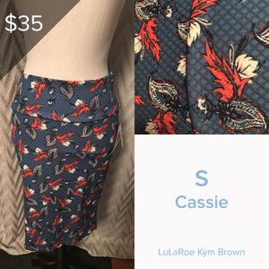 Lularoe Cassie Skirt Floral Design